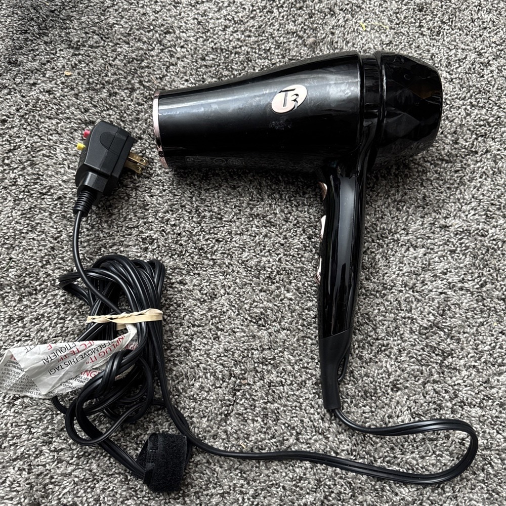 T3 Featherweight Luxe 2i Professional Hair Dryer- Black (73870) TESTED